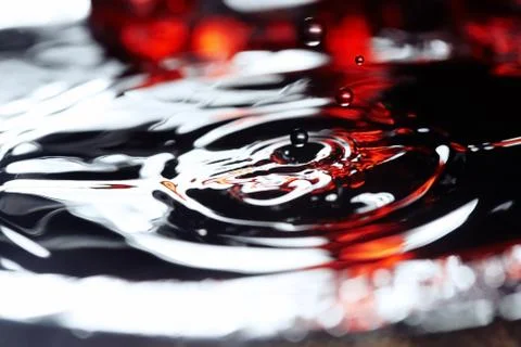 Drop in liquid Stock Photos