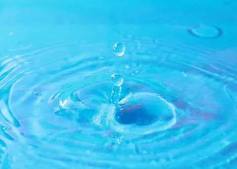 A drop of liquid 스톡 사진