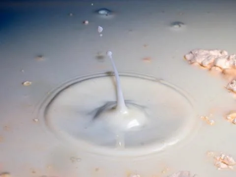 Drop of liquid Foto stock