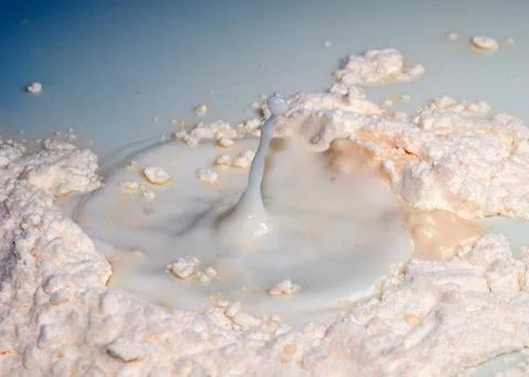 Drop of liquid Foto stock