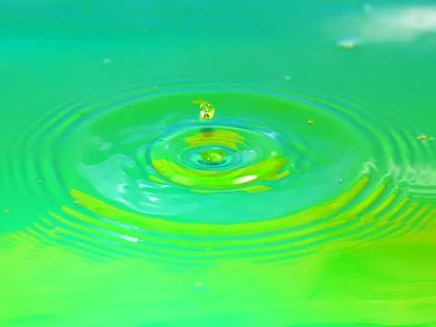 A drop of liquid Stock Photos