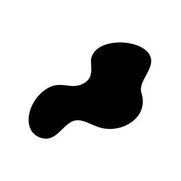 Drop of liquid vector illustration isolated on white Stock Illustration