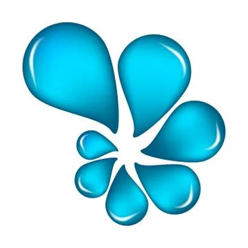 Drop logo design vector symbol icon design. Stock Illustration