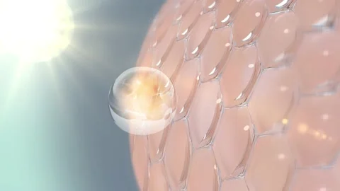 Drop a lotion or  or serum. Onto the skin to add moisture And protect the sk Stock Footage 152867979