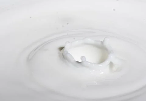 Drop milk Stock Photos