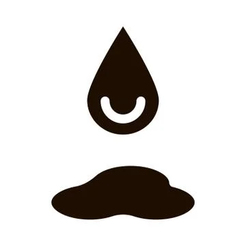 Drop Minor Bleeding Vector Sign Icon Stock Illustration