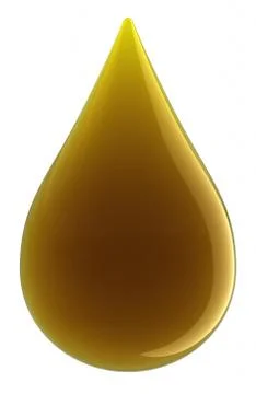 Drop of oil Stock Illustration