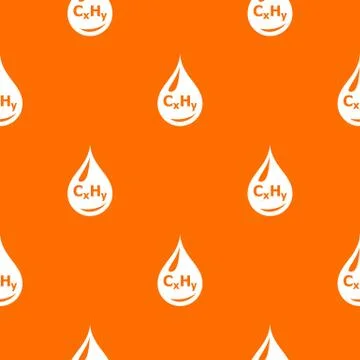 Drop oil pattern vector orange イラスト素材