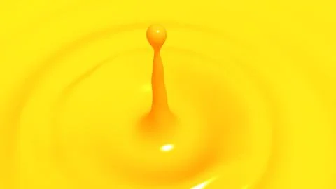 Drop of orange juice macro with the focus effect Stock Illustration