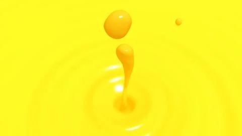 Drop of orange juice macro with the focus effect (drop 2) Stock Illustration