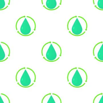 Drop pattern seamless vector Illustrazione stock