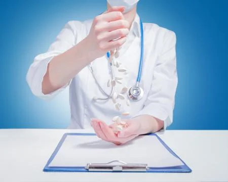 Drop pills Stock Photos