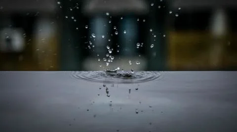 A Drop of Rain Stock Photos