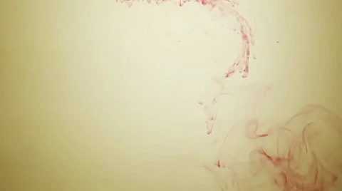 Drop Of  Red Ink In Water motion like smoke Stock-Footage 38500623