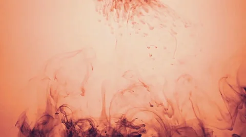 Drop Of  Red Ink In Water motion like smoke Vidéo 38500976