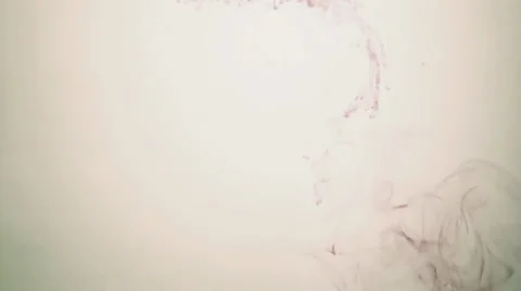 Drop Of  Red Ink In Water motion like smoke Stock-Footage 38501228