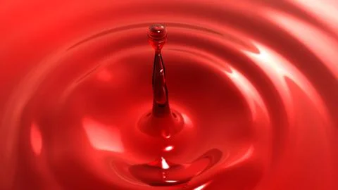 Drop of red wine macro with the focus effect (drop 1) Stock Illustration