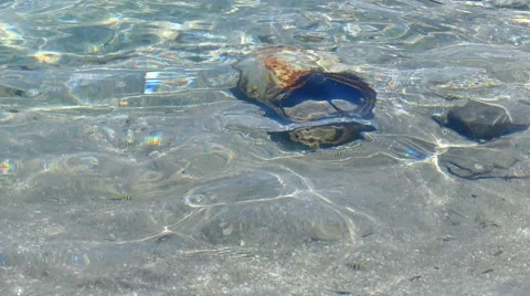 Drop in the sea Stock Footage 52697947