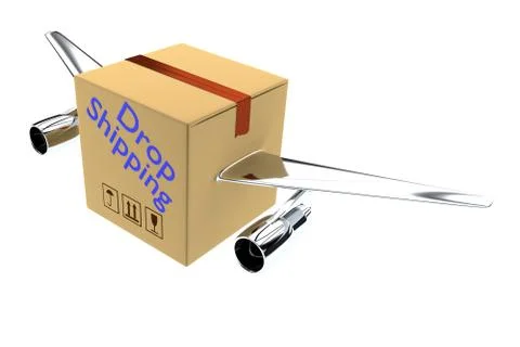 Drop Shipping concept Illustrazione stock