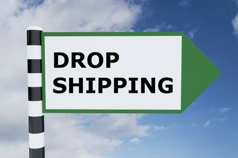 Drop Shipping concept Illustrazione stock