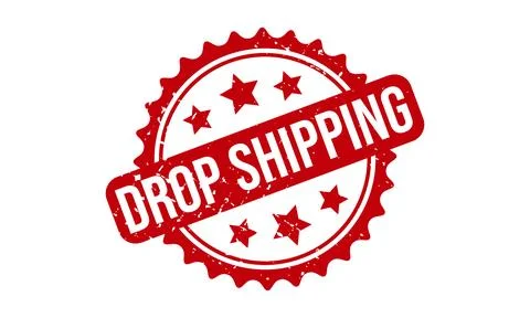 Drop Shipping Rubber Stamp. Drop Shipping Grunge Stamp Seal Vector Illustrati Stock Illustration