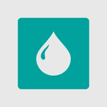 Drop sign symbol. Stock Illustration