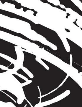 ? drop that spilled over the entire sheet. Print black Water that accidentall Ilustração Stock