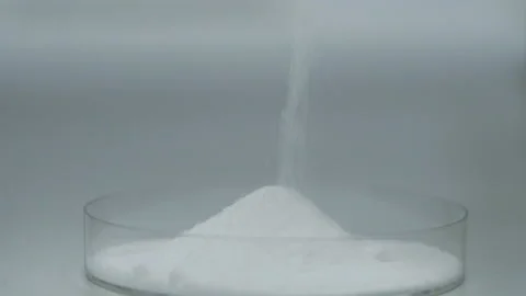 Drop sugar to the glass container close up Stock-Footage 159121670