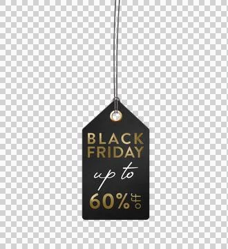 Drop Tag Black Friday Stock Illustration