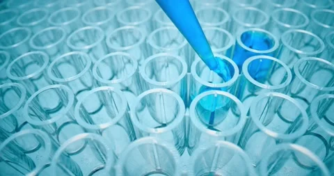 Drop On Tip Of Pipette Above Cell Plate Stock Footage 159417163