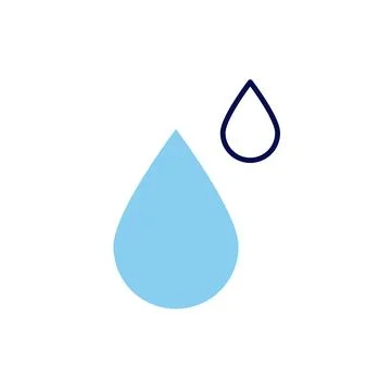 Drop Vector Icon Stock Illustration