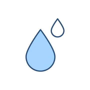 Drop Vector Icon Stock Illustration