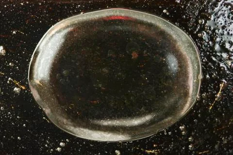 Drop of water on the  black background イラスト素材