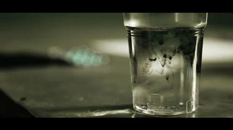 Drop in water CC Stock Footage 33936487