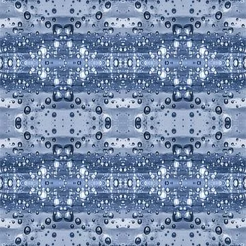 Drop Water Collage Seamless Pattern Drop water texture collage seamless ba... 写真素材