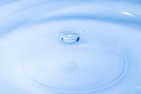 Drop of water. Colored drops background. Stock Photos