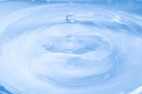 Drop of water. Colored drops background. Fotos Stock