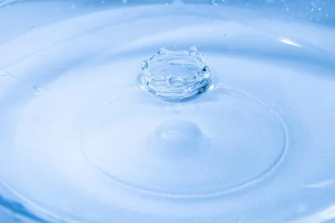 Drop of water. Colored drops background. Fotos Stock
