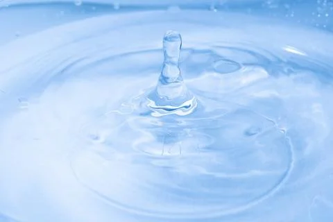 Drop of water. Colored drops background. Fotos Stock