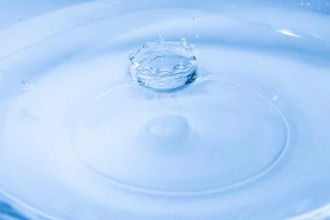 Drop of water. Colored drops background. Fotos Stock