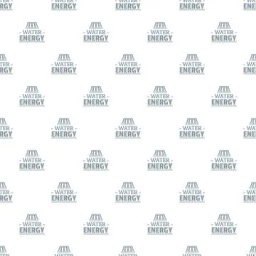 Drop water energy pattern vector seamless Stock Illustration