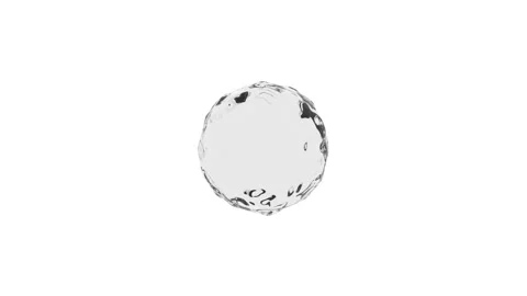A drop of water explodes and creating a crown on a white background. Stockbeeldmateriaal 127270909