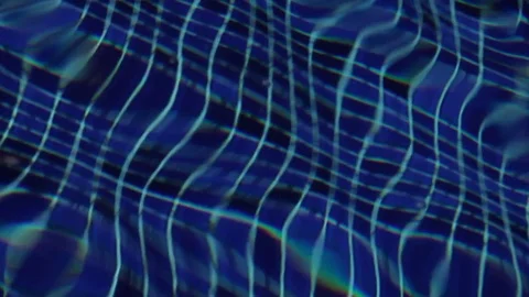 A drop of water falling in a swiming pool Stockbeeldmateriaal 75277919