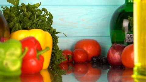 A drop of water falls Stock-Footage 85225456