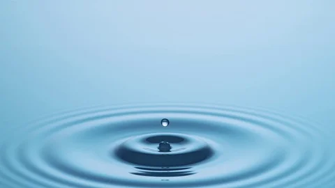 Drop of Water - High Speed Stock Footage