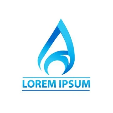 Drop of water icon Stock Illustration