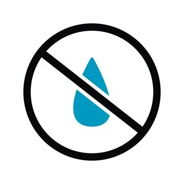 A drop of water Illustrazione stock