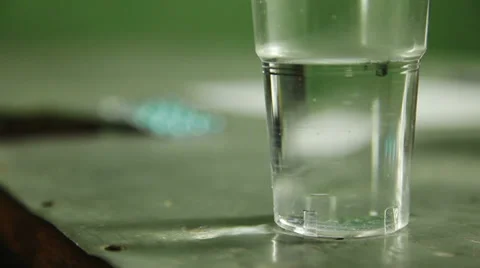 Drop in water long Stock Footage 33946057