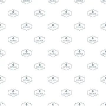 Drop water pattern vector seamless イラスト素材