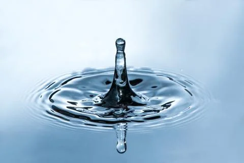Drop in water Stock Photos